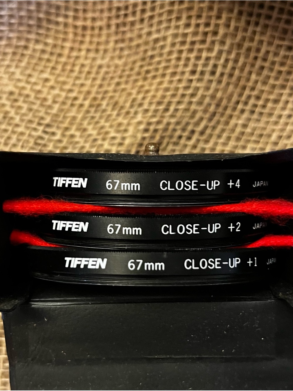 Tiffen 67mm Close-Up Filter Set (+1, +2, +4) - Black Made in Japan